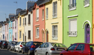 Maisons colorées à Brest